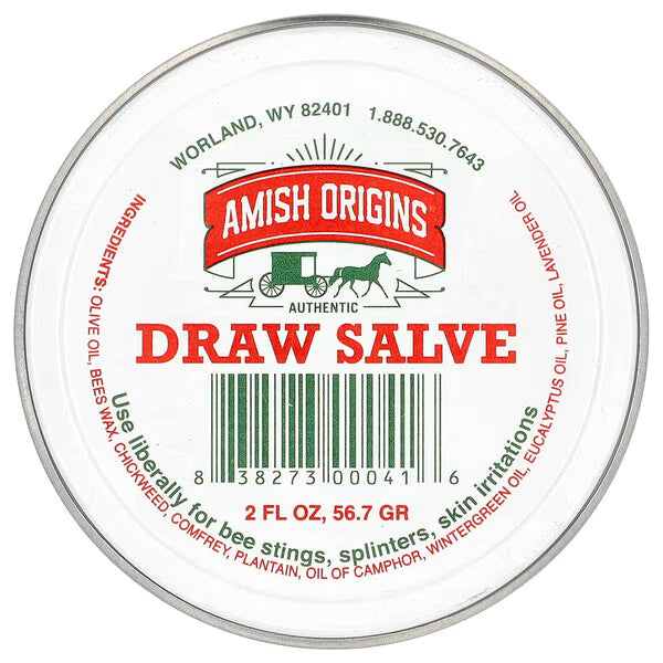 Amish Origins, Draw Salve, 2 fl oz (56.7 g)