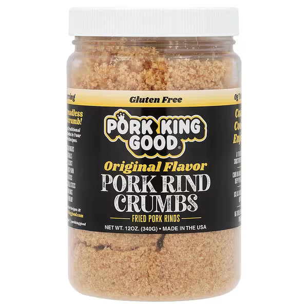 Pork King Good, Pork Rind Crumbs, Original, 12 oz (340 g)