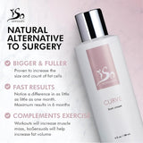 Isosensuals CURVE Butt Enhancement Cream - for Women and Men, Natural Growth and Plumping Enhancer, Faster, Thicker, Bigger Results, 2 Month Supply