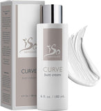 Isosensuals CURVE Butt Enhancement Cream - for Women and Men, Natural Growth and Plumping Enhancer, Faster, Thicker, Bigger Results, 2 Month Supply