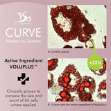 Isosensuals CURVE Butt Enhancement Cream - for Women and Men, Natural Growth and Plumping Enhancer, Faster, Thicker, Bigger Results, 2 Month Supply