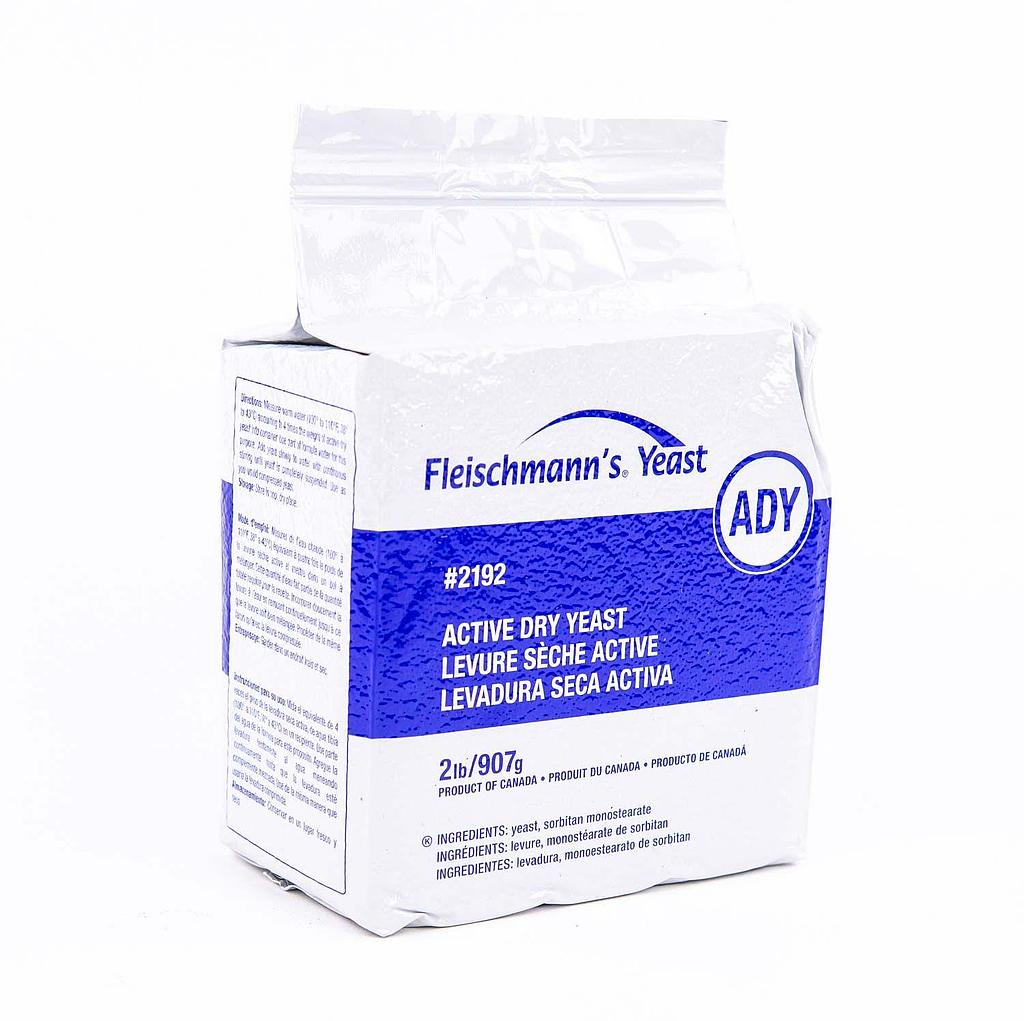 Yeast Active Dry | Fleishmann's Yeast Bag 2lb/907g Active Dry Yeast #2192 PACK 2